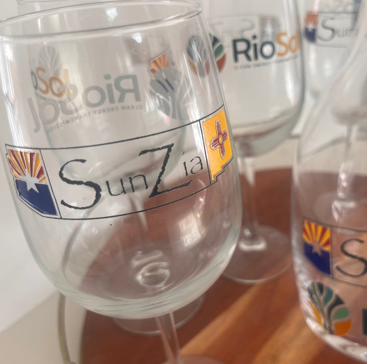 CUSTOM BRANDING - Wine Glasses set/6