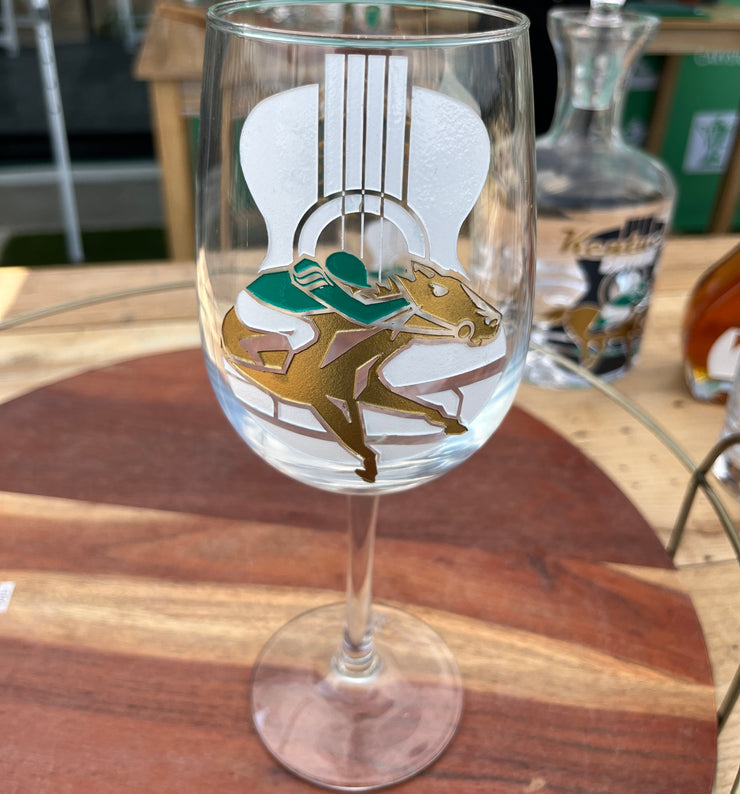 2023 KENTUCKY DOWNS WINE GLASSES - SET OF 2