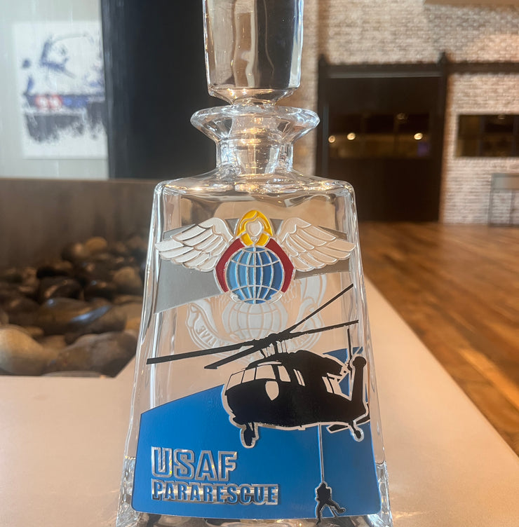 CUSTOM BRANDING - Crystal Bourbon Decanter