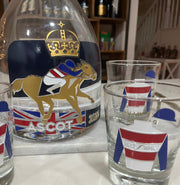 CUSTOM SILKS -  Rocks Glasses set/4
