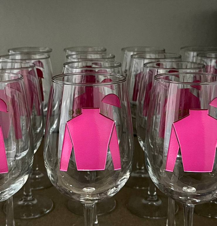 CUSTOM SILKS - Wine Glasses set/4