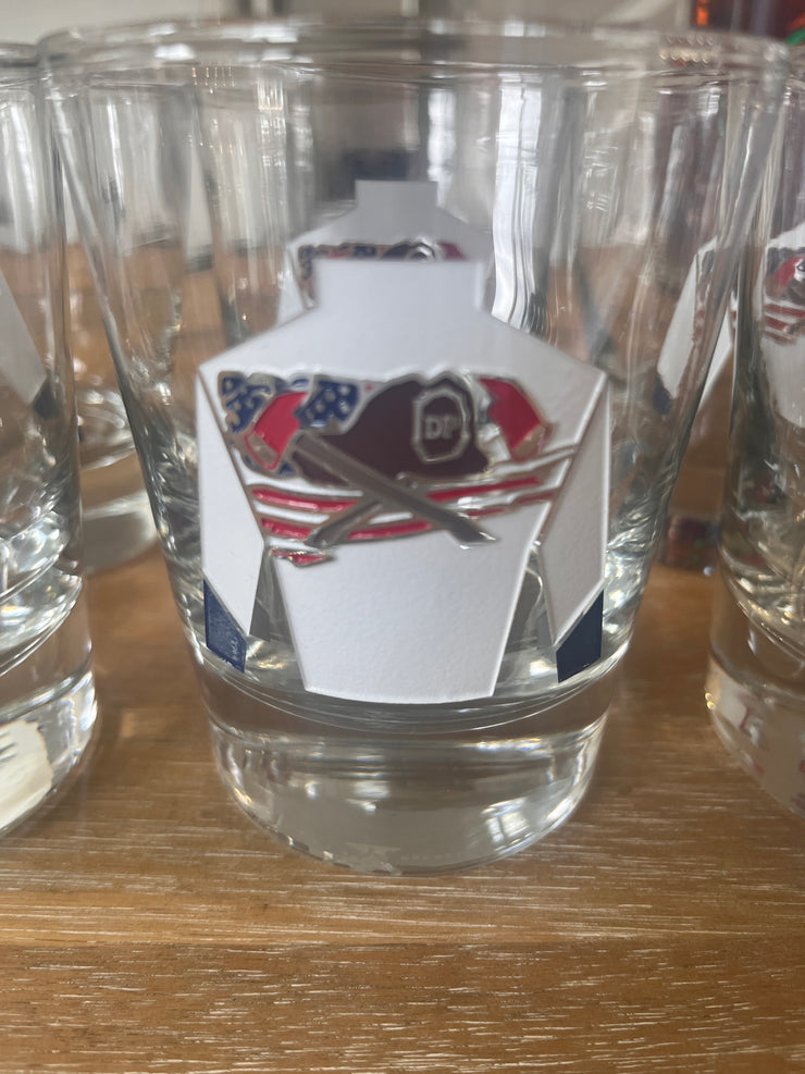 CUSTOM SILKS -  Rocks Glasses set/4