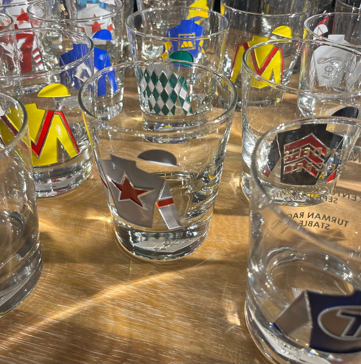 CUSTOM SILKS -  Rocks Glasses set/4