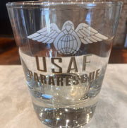 USAF Pararescue - Rocks Glasses / set of 4