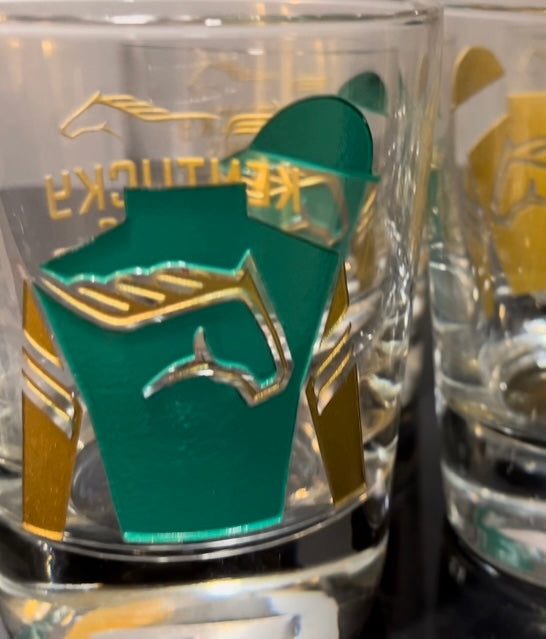 2023 KENTUCKY DOWNS SILKS GLASSES - SET OF 2